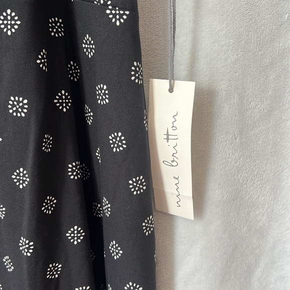 NWT Nine Britton Lizzy Maternity Brushed Knit Fit and Flare Dress Plus Size 2X - Picture 7 of 15